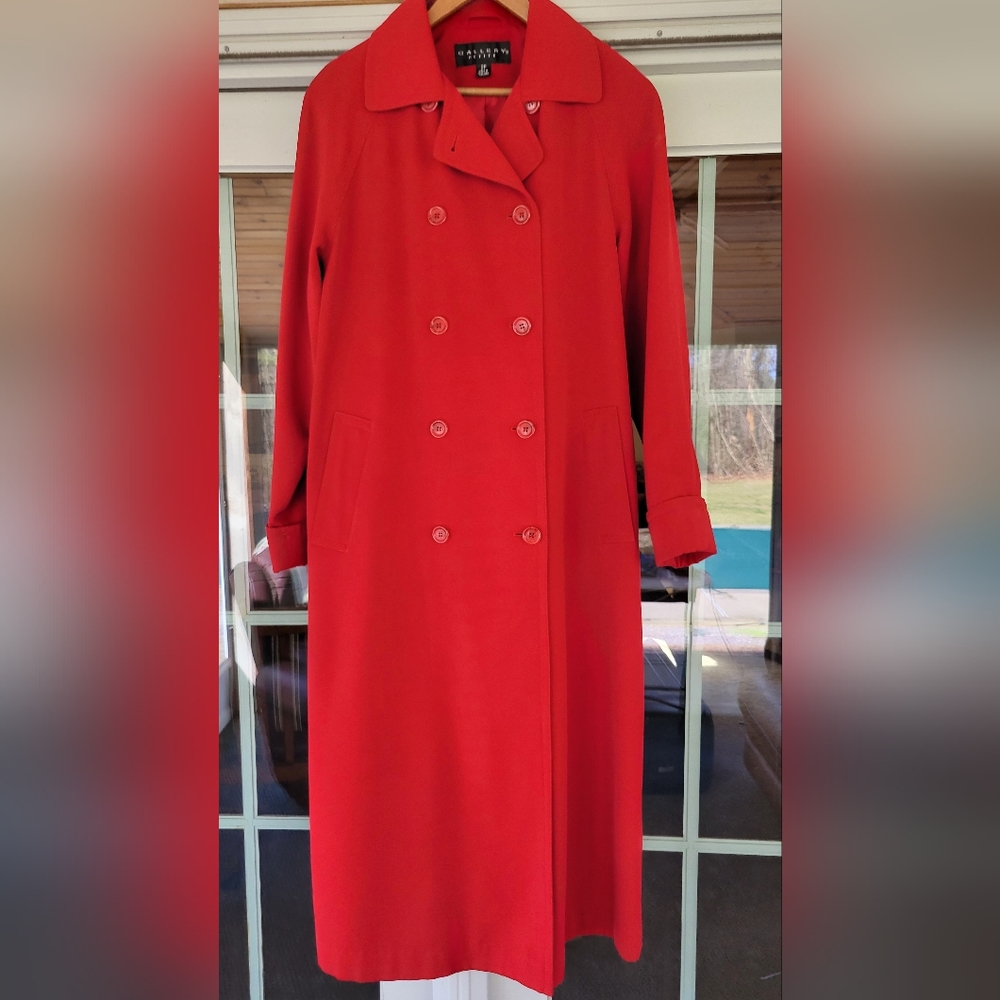 Gallery brand petite Trench Coat Sz 2P
